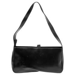 مملوكة مسبقًا Furla Black Leather Shoulder Bag