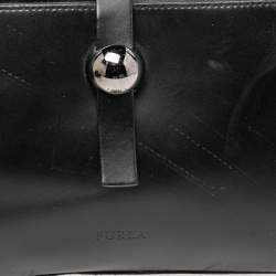 مملوكة مسبقًا Furla Black Leather Shoulder Bag