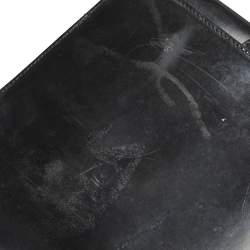 Pre Owned Furla Black Patent Leather Tote