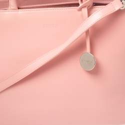 Pre Owned Furla Pink Leather Tote
