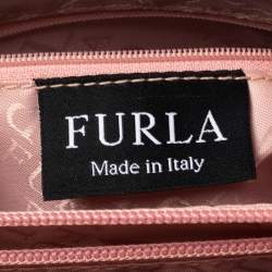 Pre Owned Furla Pink Leather Tote