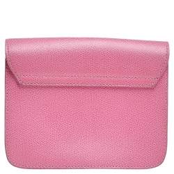 Pre Owned حقيبة كروس فندي ميني ميتروبوليس جلد وردي بسلسلة