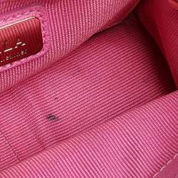 Pre Owned حقيبة كروس فندي ميني ميتروبوليس جلد وردي بسلسلة