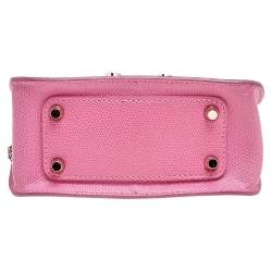 Pre Owned حقيبة كروس فندي ميني ميتروبوليس جلد وردي بسلسلة