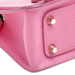 Pre Owned حقيبة كروس فندي ميني ميتروبوليس جلد وردي بسلسلة