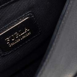 Furla Black Leather Mini Metropolis Top Handle Bag