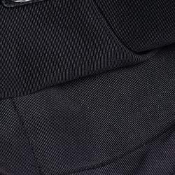 Pre Owned Furla Black Leather Large Giada Satchel