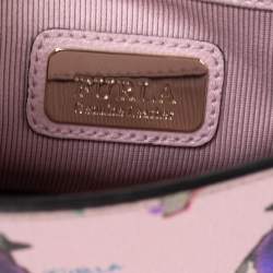 Pre Owned حقيبة كروس فورلا ميتروبوليس جلد مطبوع طيور متعدد الألوان بسلسلة صغيرة