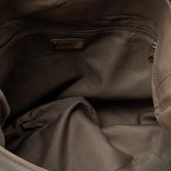 Pre Owned Furla Grey Leather Hobo