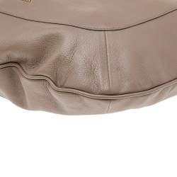 Pre Owned Furla Grey Leather Hobo