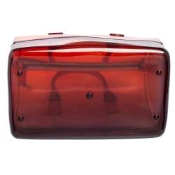Pre Owned Furla Red/Black Rubber Medium Candy Satchel