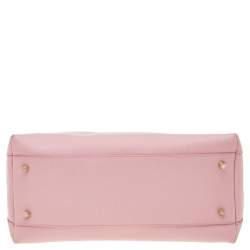 Pre Owned حقيبة ساتشل فورلا بيبر جلد  وردي دوم