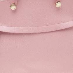 Pre Owned حقيبة ساتشل فورلا بيبر جلد  وردي دوم