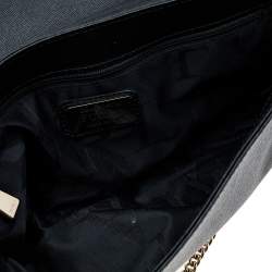 Pre Owned حقيبة كتف فورلا جوليا جلد سوداء بسلسلة  