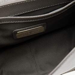 Pre Owned Furla Grey Leather Mini Metropolis Chain Shoulder Bag