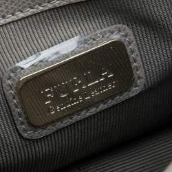 Pre Owned Furla Grey Leather Mini Metropolis Chain Shoulder Bag
