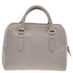 Furla Grey Leather Tessa Satchel