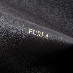 Furla Tri Color Leather Shopper Tote