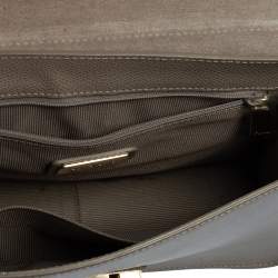 Pre Owned حقيبة كتف فورلا متروبوليس جلد أخضر كاكي 