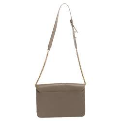 Pre Owned حقيبة كتف فورلا متروبوليس جلد أخضر كاكي 