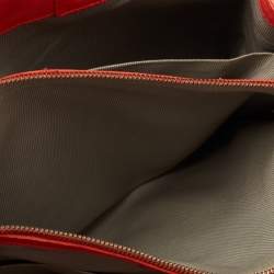 Pre Owned حقيبة يد توتس فورلا جلد برتقالي