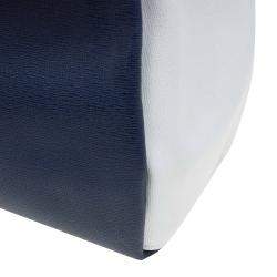 Pre Owned Furla Tri Color Leather Patty Tote