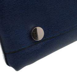 Pre Owned Furla Tri Color Leather Patty Tote