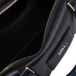 Pre Owned Furla Tri Color Leather Patty Tote