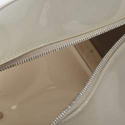 Pre Owned Furla Grey/Silver Rubber And Aluminum Medium Candy Satchel