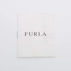 Pre Owned Furla Rust Orange Leather Carmen Satchel