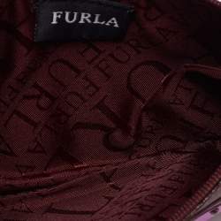 Pre Owned Furla Multicolor Leather Pochette