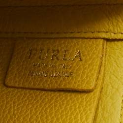 Pre Owned حقيبة يد توتس فورلا كابريسيو جلد أصفر صغيرة
