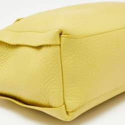 Pre Owned حقيبة يد توتس فورلا كابريسيو جلد أصفر صغيرة