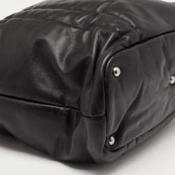 Pre Owned Furla Black Leather Tote