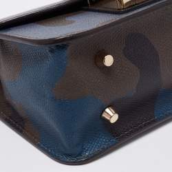 مملوكة مسبقًا حقيبة كروس فورلا ميتروبوليس جلد مطبوع مموه متعدد الألوان بسلسلة صغيرة