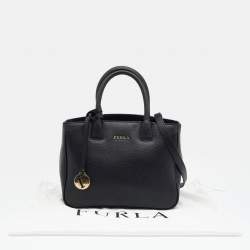 Pre Owned حقيبة يد توتس فورلا كابريكيو جلد أسود