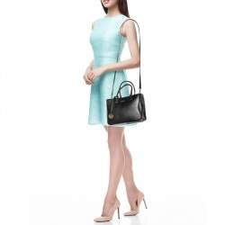 Pre Owned حقيبة يد توتس فورلا كابريكيو جلد أسود