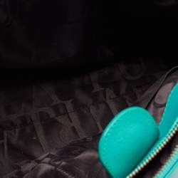 Pre Owned Furla Aqua Green Leather Linda Tote