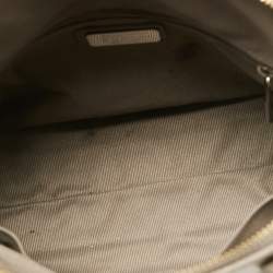 Pre Owned حقيبة ساتشل فورلا بيبر دوم جلد بيج داكن