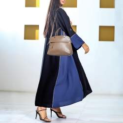 Pre Owned حقيبة ساتشل فورلا بيبر دوم جلد بيج داكن