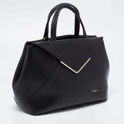 Pre Owned حقيبة يد توتس فورلا كيليس جلد أسود  