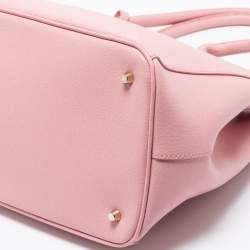 Pre Owned Furla Pink Leather Linda Tote