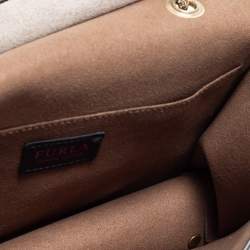 Pre Owned حقيبة كروس فورلا جلد سوداء صغيرة