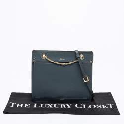 Pre Owned حقيبة كروس فورلا جلد سوداء صغيرة