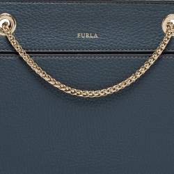 Pre Owned حقيبة كروس فورلا جلد سوداء صغيرة