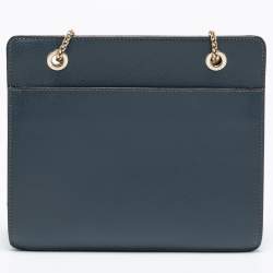 Pre Owned حقيبة كروس فورلا جلد سوداء صغيرة