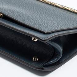 Pre Owned حقيبة كروس فورلا جلد سوداء صغيرة