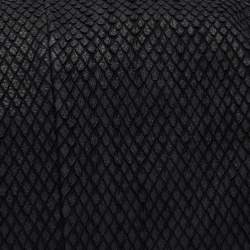 Furla Black Python Embossed Leather Hobo