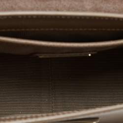 Pre Owned Furla Brown Leather Mini Metropolis Chain Crossbody Bag