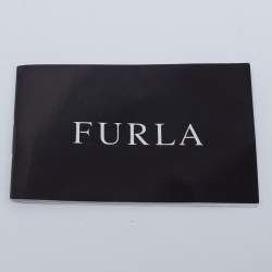 Pre Owned Furla Orange Leather Shoulder Bag